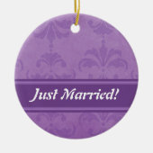 Lila schade keramisch ornament (Voorkant)