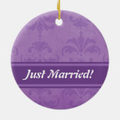 Lila schade keramisch ornament (Achterkant)