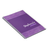 Lila schade notitieboek (Rechterzijde)