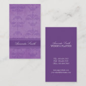 Lila schade visitekaartje (Voorkant / Achterkant)