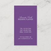 Lila schade visitekaartje (Achterkant)