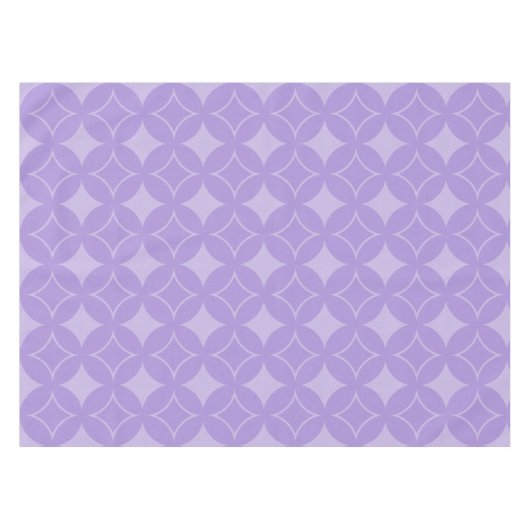 Lila scheepspatroon tafelkleed (Voorkant (Horizontaal))