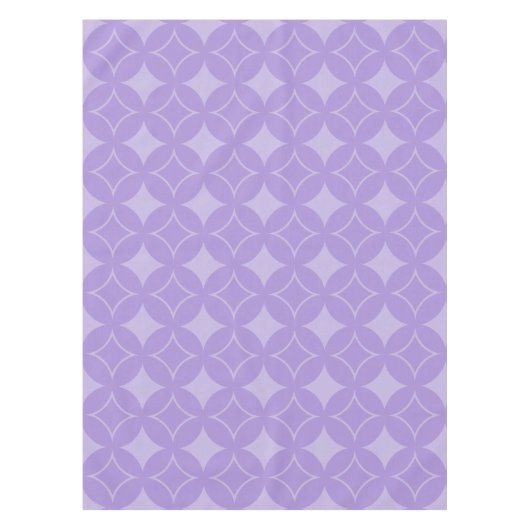 Lila scheepspatroon tafelkleed (Voorkant)