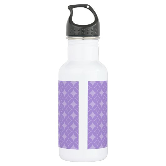 Lila scheepspatroon waterfles  (Achterkant)