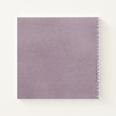 Lila scriptletters voor Mijn dochtersleutel Notitieboek (Achterkant)