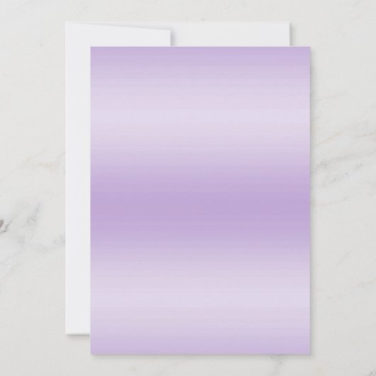 Lila Sequin Ball Gown & Lights Sweet 16 Verjaardag Kaart (Achterkant)