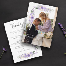 Lila Shades Flowers & Branches Foto Wedding