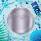 Lila Shimmer Flutter Butterfly Sweet 16 Party Papieren Bordje (Feest)