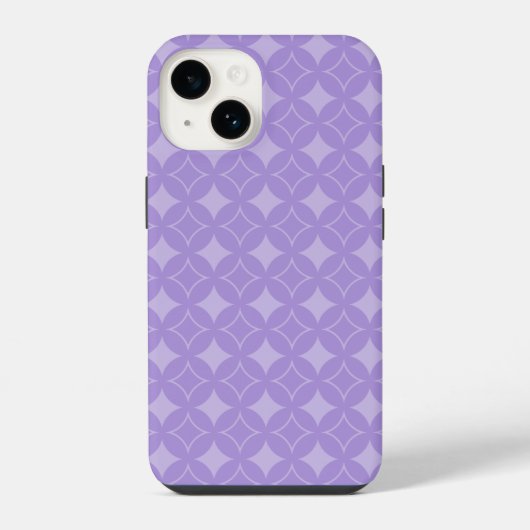 Lila shippo patroon iPhone hoesje (Achterkant)