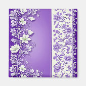 Lila sierpatroon magneet (Voorkant)