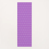 Lila Smile Pattern Yoga Mat (Voorkant)