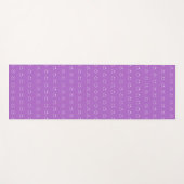 Lila Smile Pattern Yoga Mat (Voorkant (horizontaal))