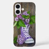 Lila Sneaker Case-Mate iPhone Case (Achterkant)