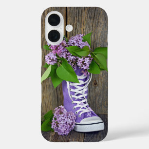 Lila Sneaker iPhone 16 Hoesje