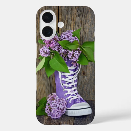 Lila Sneaker Case-Mate iPhone Case (Achterkant)