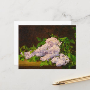 Lila Spray, 1890 door Albert Anker Briefkaart