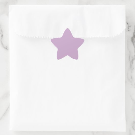 Lila Star-Sticker Ster Sticker (Tas)