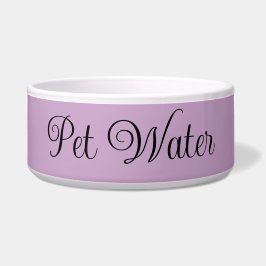 Lila Stevige Kleur Huisdierenwater Voerbakje