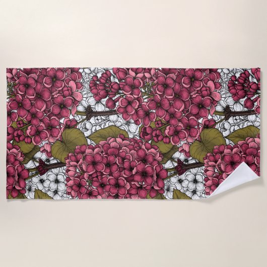 Lila Strandlaken (Voorkant)