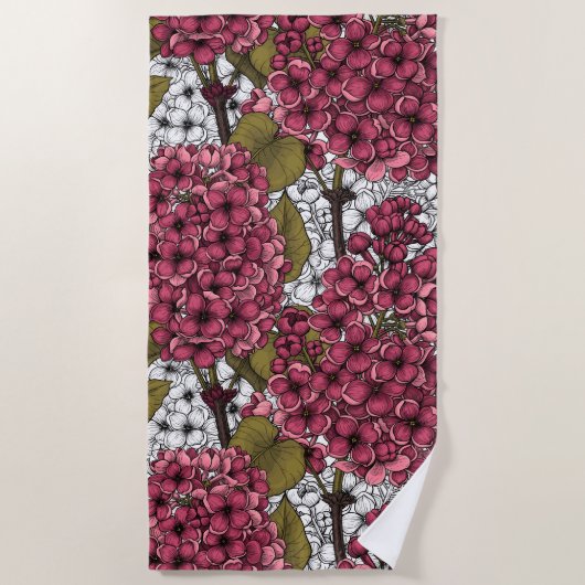 Lila Strandlaken (Voorkant)