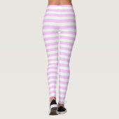 Lila Streep horizontale Leggings (Achterkant)