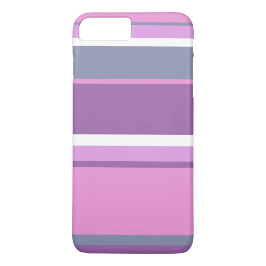 Lila strepen Case-Mate iPhone case (Achterkant)