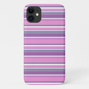 Lila strepen Case-Mate iPhone case