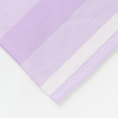 Lila strepen fleece deken (Hoek)