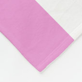 Lila strepen fleece deken (Hoek)