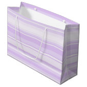 Lila strepen groot cadeauzakje (Voorkant Gekanteld)