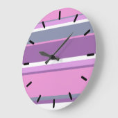 Lila strepen grote klok (Hoek)