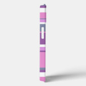 Lila strepen Hoesje-Mate iPhone draagtas Case-Mate iPhone Case (Achterkant / Rechts)