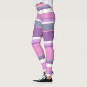 Lila strepen leggings (Links)