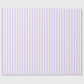 Lila strepen met paars en wit snoep cadeaupapier (Vlak)