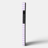 Lila strepen met paars en wit snoep Case-Mate iPhone case (Achterkant / Links)