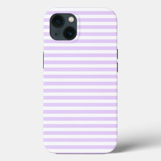 Lila strepen met paars en wit snoep Case-Mate iPhone case (Achterkant)