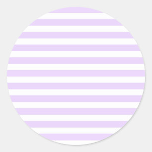 Lila strepen met paars en wit snoep ronde sticker
