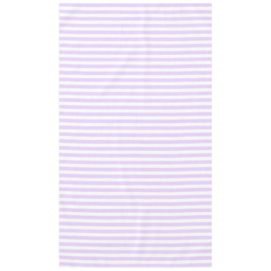 Lila strepen met paars en wit snoep tafelkleed (Voorkant)