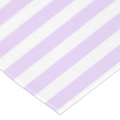 Lila strepen met paars en wit snoep tafelkleed (Gekanteld)