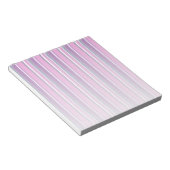 Lila strepen notitieblok (Schuin)