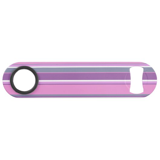 Lila strepen speed flessenopener (Voorkant (Horizontaal))