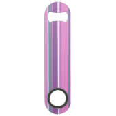 Lila strepen speed flessenopener (Voorkant)