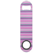 Lila strepen speed flessenopener (Voorkant)