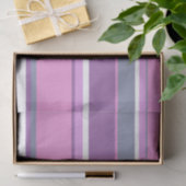 Lila strepen tissuepapier (Geschenk)