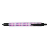 Lila strepen zwarte inkt pen (Achterkant)