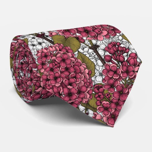 Lila Stropdas (Opgerold)