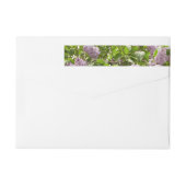 Lila Struik Beauful Paarse Spring Flowers (Achterkant)