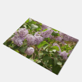Lila Struik Beauful Paarse Spring Flowers Deurmat (Schuin)