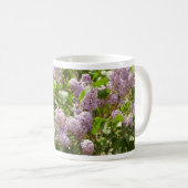 Lila Struik Beauful Paarse Spring Flowers Koffiemok (Voorkant rechts)