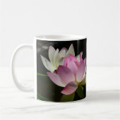 Lila Struik Beauful Paarse Spring Flowers Koffiemok (Links)